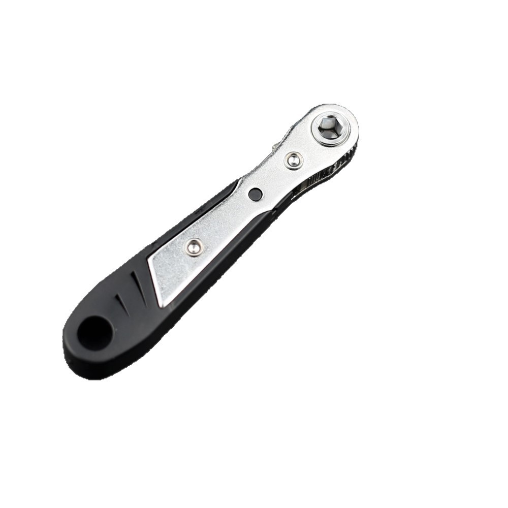Mini 36 dientes llave de trinquete ajustable varilla de destornillador hacia adelante y hacia atrás 6.35mm espacio pequeño usar llave voladora