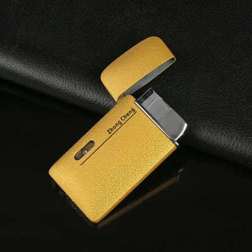 209充气防风金属广告打火机气体点火器 直冲个性商务男士点烟器批