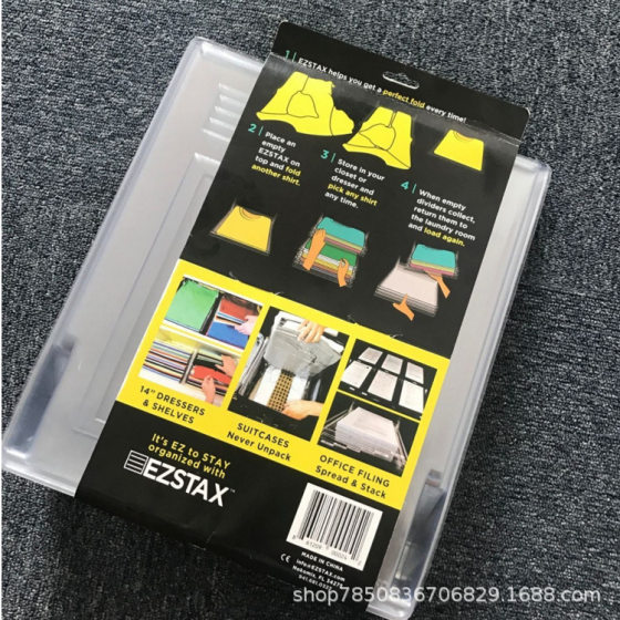 New TV products ezstax folding board clothes storage rack factory direct wrinkle-free simple factory in stock