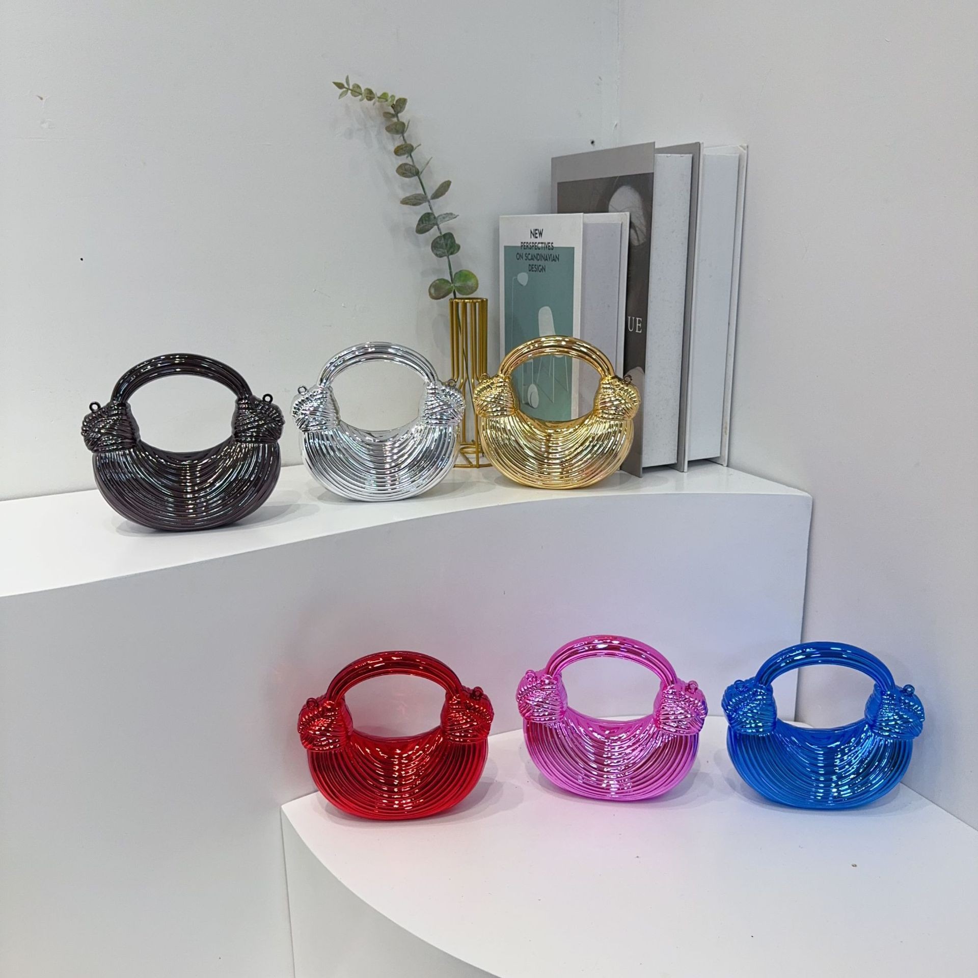 Comercio exterior transfronterizo bolsas de cena de damas nuevas bolsas de mano acrílicas, bolsas de mano de moda, bolsas de cena de mano