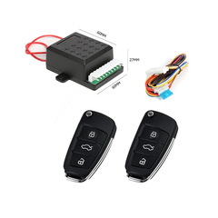 厂家销售12V通用型汽车免钥匙进入遥控中控锁系统keylessEntry