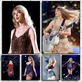 泰勒·斯威夫特TaylorSwift海报批发跨境TIKTOK装饰帆布画芯壁画