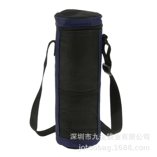 厂家定制防撞红酒包新款时尚便携红酒保温袋手提单肩圆筒保温包