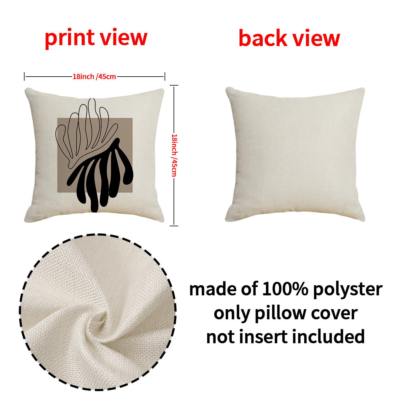 Amazon explosión almohada de impresión geométrica en blanco y negro almohada de decoración interior sofá cojín de cama almohada de cabeza image 5