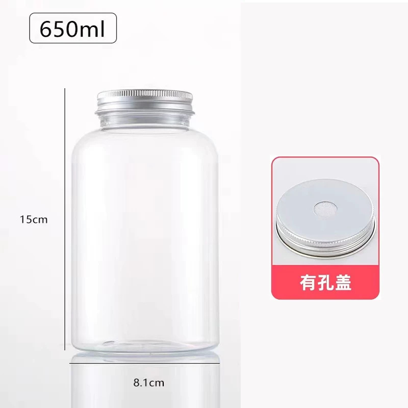 卸売インターネット有名人 50 パック Daixi ティーボトルファットカップ蓋付きペットミルクティーカップ使い捨てプラスチックボトルジュースカップ|undefined