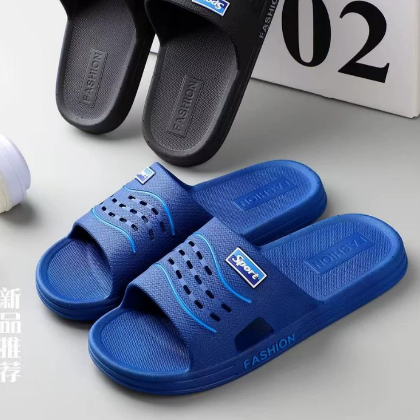 25 оптовых товаров для дома мужские внутренние и наружные мягкие подошвы мужская ванная комната удобная мода рисовое масло ПВХ пластик двойной размер мужские тапочки