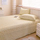 Class A cotton sanding bed sheet single-piece 100 cotton autumn and winter thickened single coarse cloth sheet bed hat pillowcase three-piece set