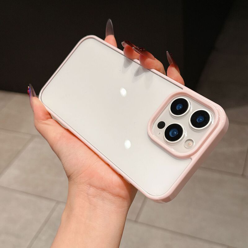 Apple 17PROMAX/16 クリーム接着剤携帯電話ケースキャンディーカラー 15/14/13pro ドーパミンカラーシェルに適しています|undefined