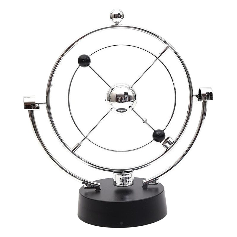 A603 clásico modelo de escritorio giratorio movimiento permanente instrumento magnético swing dispositivo celestial pista adornos USB decoraciones