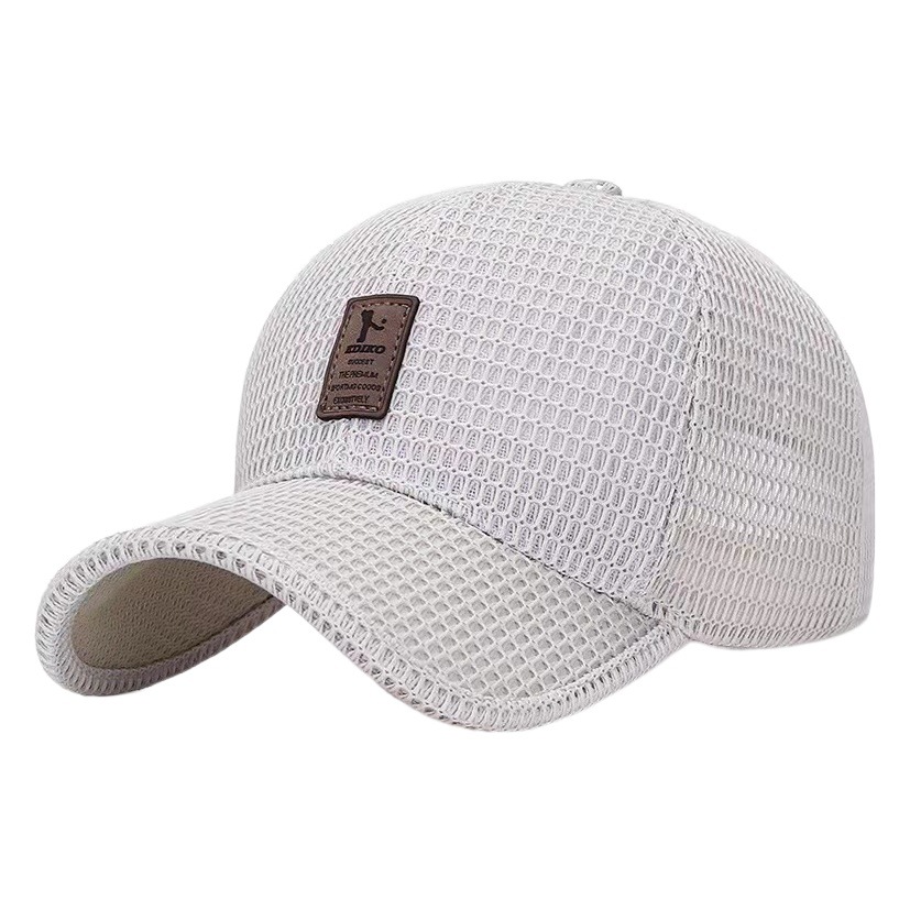 Summer Mesh Breathable Sunshade Hat Men's Outdoor Sun Hat Summer Women's Mesh Hollow Baseball Cap