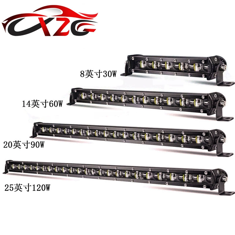 Ultra thin LED rectangular lamp, off-road headlights, lights, 24v