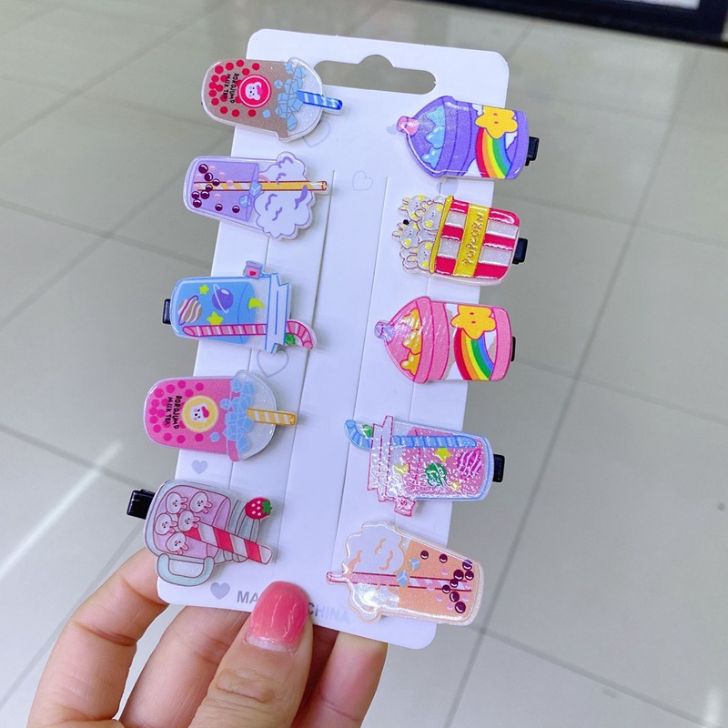 귀여운 병 10 개 세트