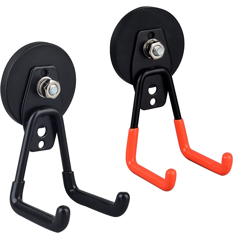 Cross-Border special magnet garage Hook nail-free warehouse storage tool hook iron wreath door hook strong magnet stick Cross-Border special magnet garage Hook nail-free warehouse storage tool hook iron wreath door hook strong magnet stick