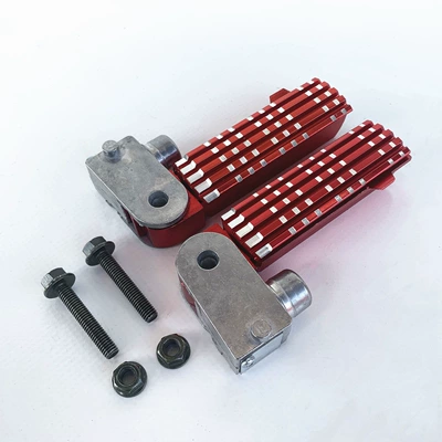 Rack Universal, Electric vehicle pedal - bold-version-left-right-red