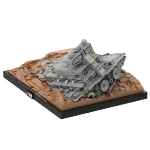 Конструктор MOC-268950: звёздный разрушитель обломки