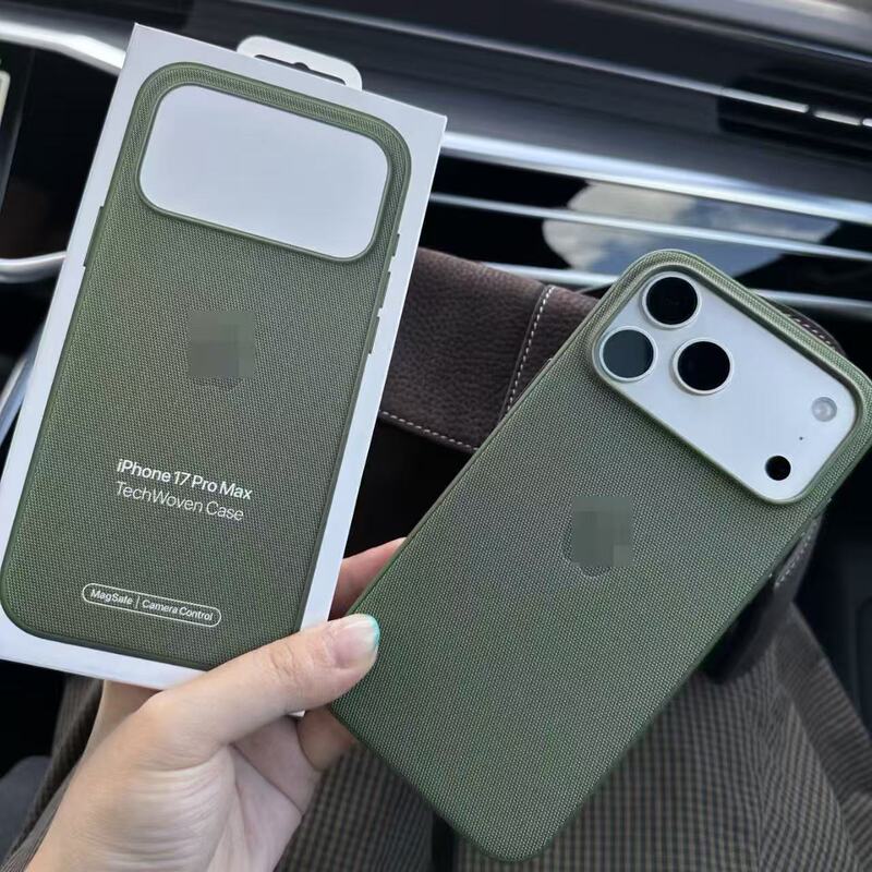 [Official Website 1:1 Top Configuration] Suitable for Apple 17 Technology Fabric Mobile Phone Case Promax Magnetic Magsafe