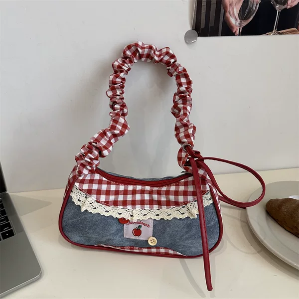 Korean Style Cross-Border Nylon Large Bag for Women 2026 Summer New Model Shoulder Tote Bag Commuter Handbag Crossbody Versatile Bag