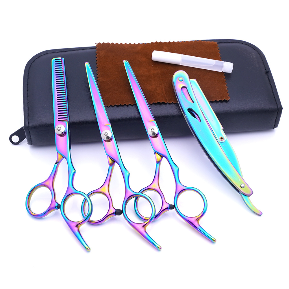 Tijeras de peluquería, tijeras para cortar el cabello, tijeras profesionales para el cabello, tijeras de entresacar, tijeras para recortar el cabello, tijeras para flequillo, juego de tijeras de peluquería