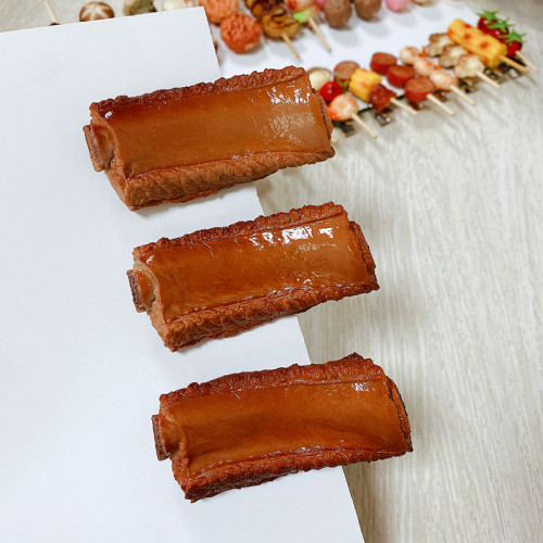 The same style simulates a piece of braised pork ribs hairpin hairpin hairpin funny side clip fun decorative accessories