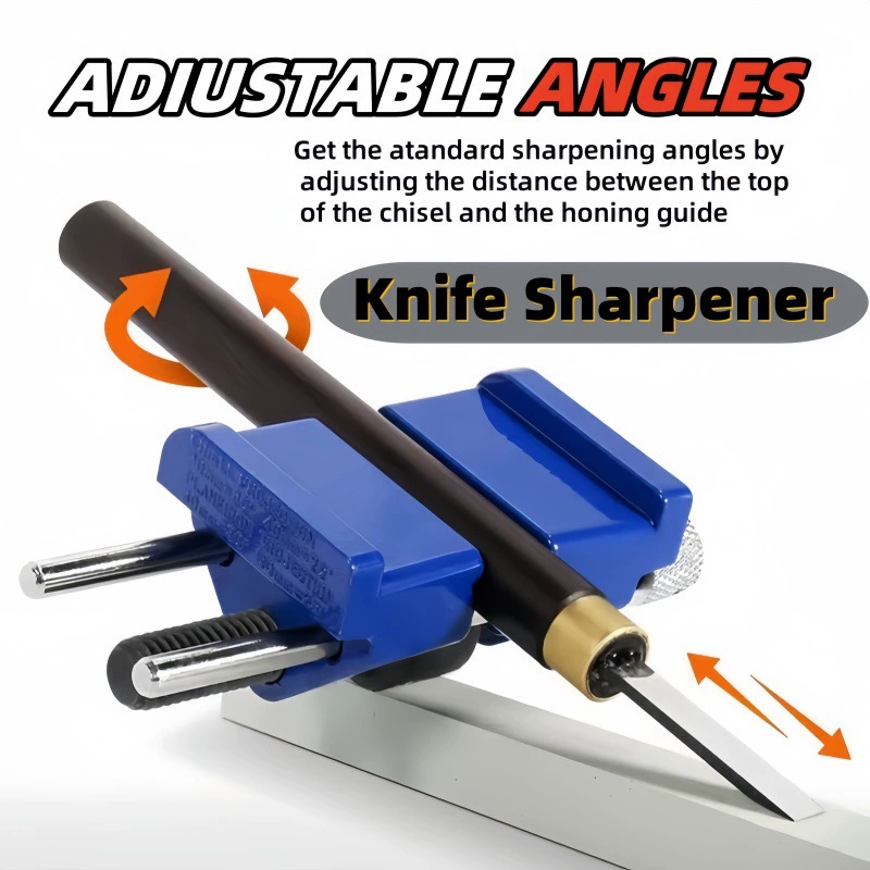 Настраиваемый угломер для деревообработки, для заточки стамесок, рубанков, плоских и ножевых стамесок, эксклюзивный инструмент для самостоятельной заточки, крепление для инструмента