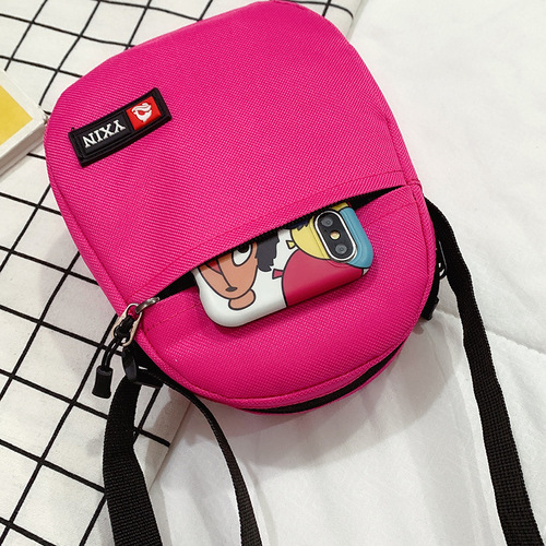 日系ins复古单肩包女新款潮韩版斜挎纯色时尚蹦迪小挎包跨境批发