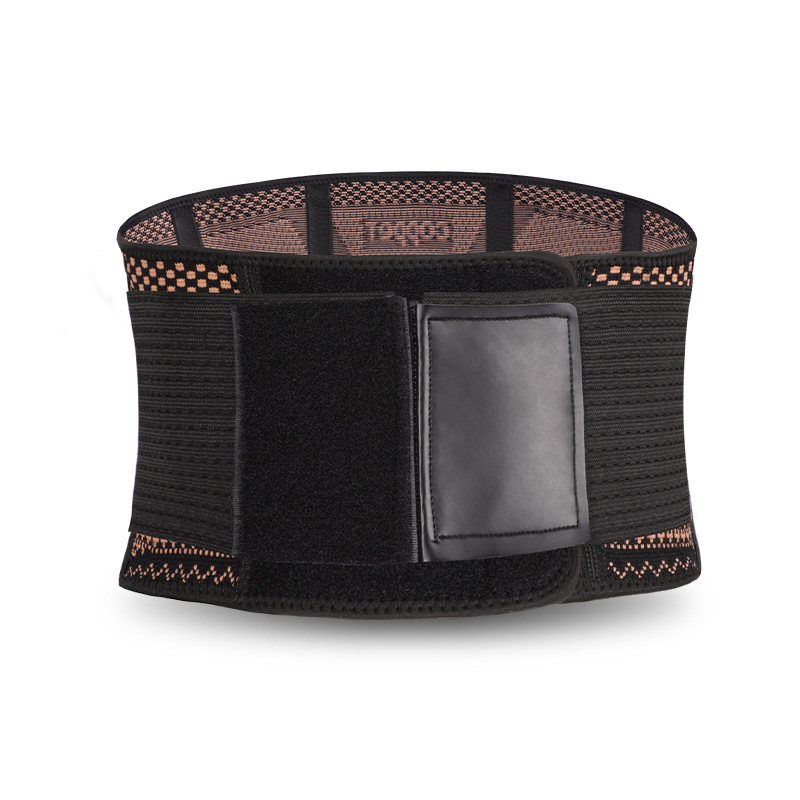 Nuevo cinturón de deportes cinturón de vientre ajustable de punto transpirable cintura soporte de iones de cobre extraíble cinturón de presión
