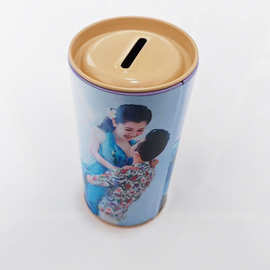 跨境热转印马口特可乐钱罐印图照片DIY个性图片热升华储蓄罐