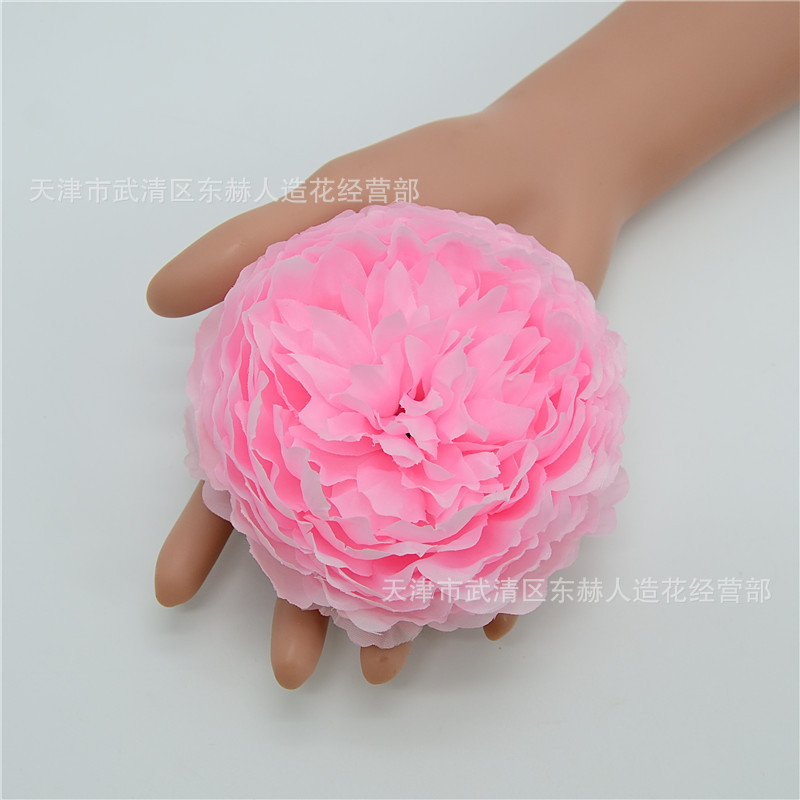 千層牡丹の花の直径12cm牡丹の絹布の造花の結婚祝いの花の壁のアーチの撮影の道具diyをシミュレーションします。|undefined