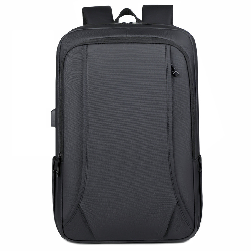 Large-capacity backpack men's new USB charging casual student school bag business commuting simple computer backpack_voghion.com