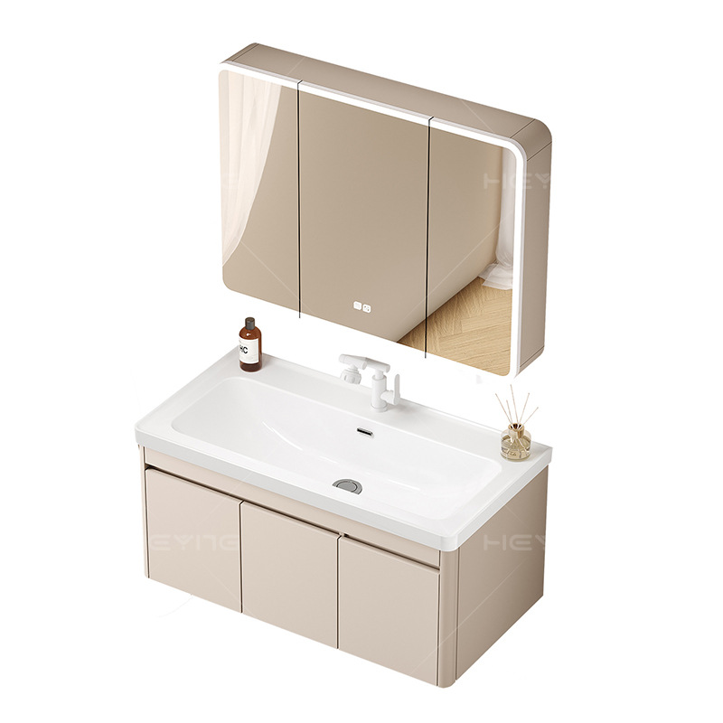 Gabinete de baño de pan de abeja 17CM lavabo profundo lavabo con lavabo de barrera de agua gabinete de baño cerámica lavabo