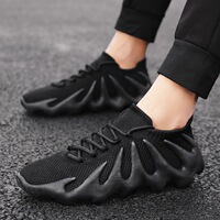 Sock shoes, men's autumn and winter 2024 new volcanic shoes, men's mesh shoes, sports and leisure, student coconut shoes