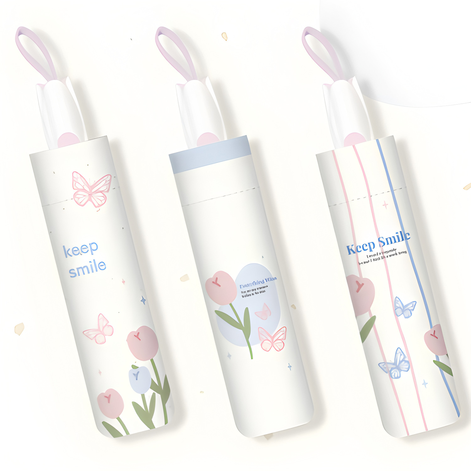 automatic tri-fold women‘s parasol vinyl sunshade rain or shine dual-use umbrella student portable with sun umbrella