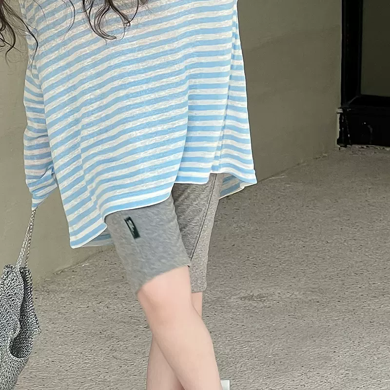女童薄款裤子2025夏季新款儿童韩版洋气打底裤中大童短裤休闲裤潮