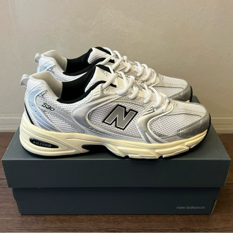 Кроссовки New Balance 530 — ретро сетка, дышащие «дедушкины» кеды, унисекс повседневные