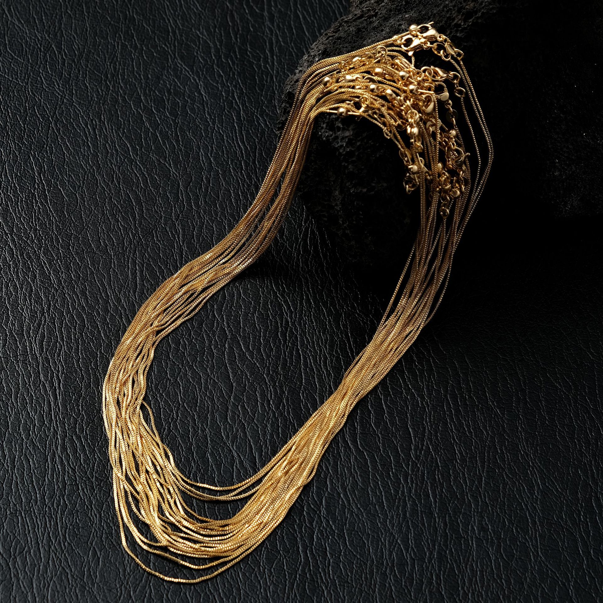 240g Weight Chain Jewelry Making Type Chain Necklace Classification cable chain, box chain Chain Type 1 Piece Quantity Copper Material Geometric Pattern All Seasons Season Plating Design Simple Style Style 1 Piece Copper Cable Chain Box Chain Chain Necklace Chain Simple Style Geometric 7