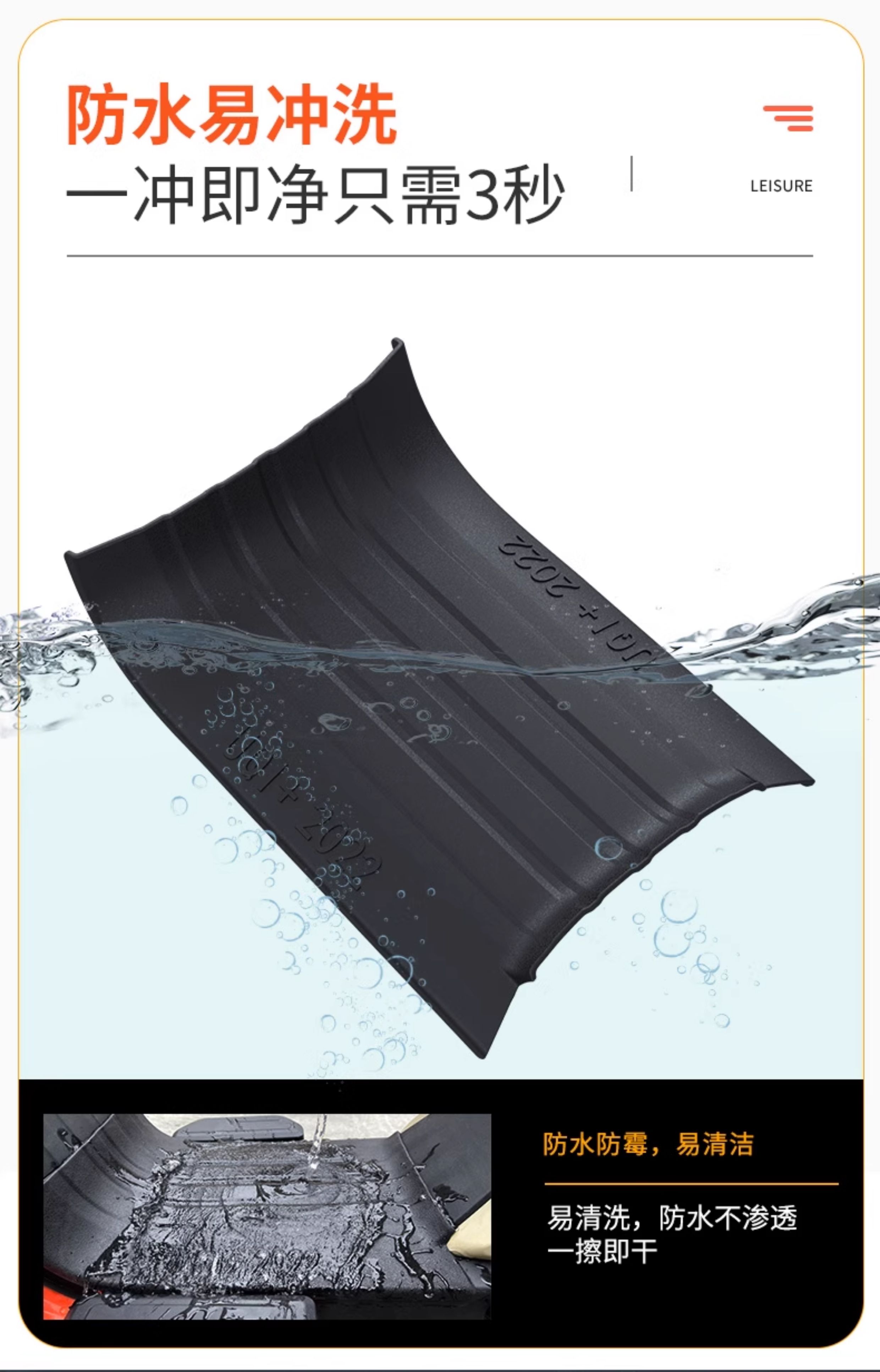 Minchao Xiaoniu's new UQi+/U2 electric vehicle rubber foot mats, U3/Umax foot mats, non-slip and waterproof foot mats