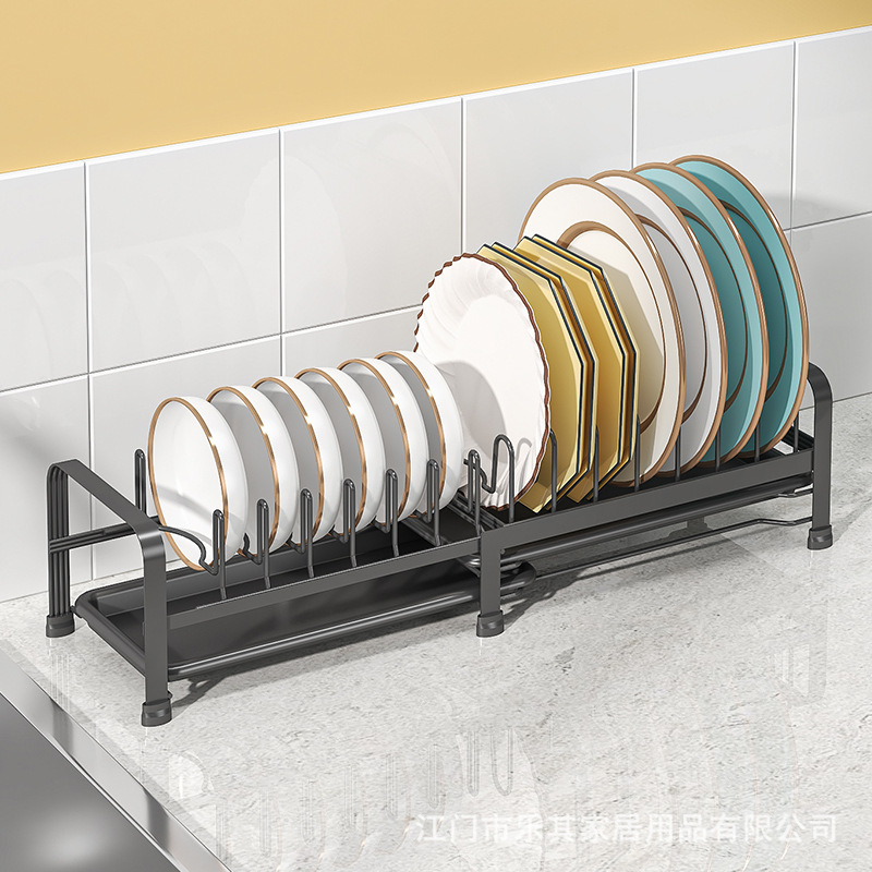 Rack de drenaje de cocina Rack de fregadero Rack de almacenamiento de placas de una sola capa Rack de almacenamiento de platos Rack de lavaplatos Rack de platos en la piscina