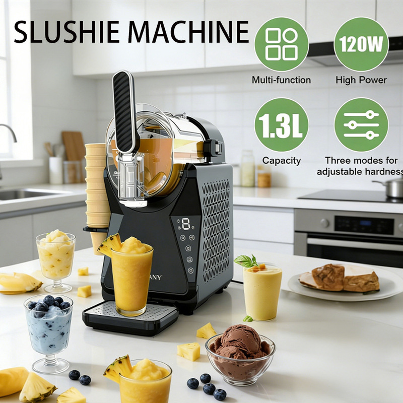 Cross-Border European Standard 220V Household Small Multi-Functional Touch-Screen Ice Maker, Ice Cream Milkshake and Cold Drink Machine Cross-Border European Standard 220V Household Small Multi-Functional Touch-Screen Ice Maker, Ice Cream Milkshake and Cold Drink Machine
