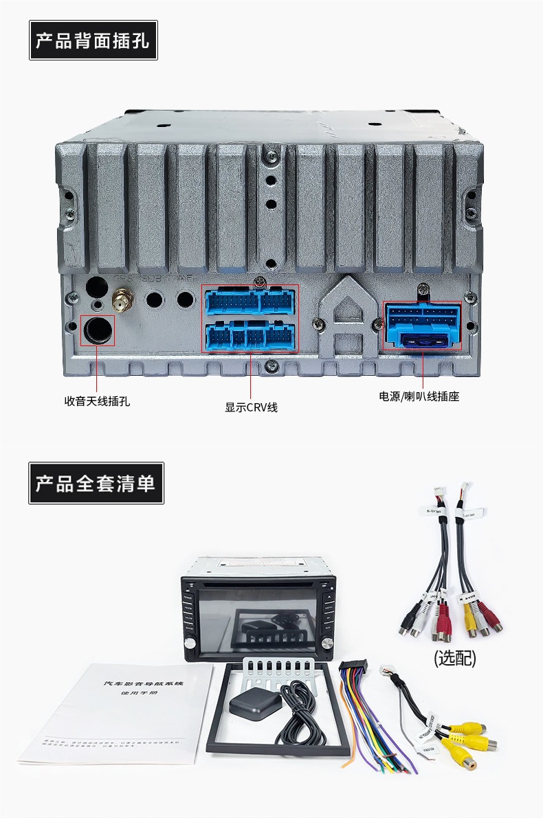 12V24V Universal Car Dvd High-Definition Bluetooth Call Mp5 Player Truck Radio Car Mp4 Audio System