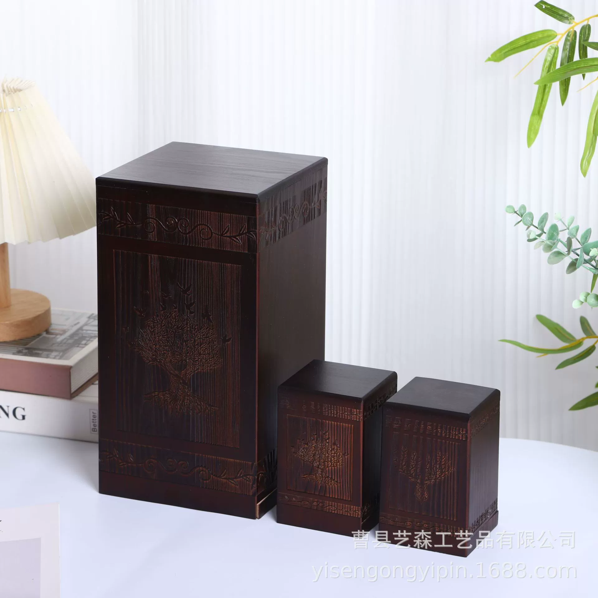 Спотовая деревянная пепел для домашних животных Курение собаки пепел памятная коробка котенка похоронные принадлежности памятная пепел