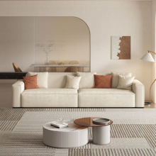 豆腐块沙发黑色网红ins科技布北欧乳胶直排方块布艺厂家工厂直销