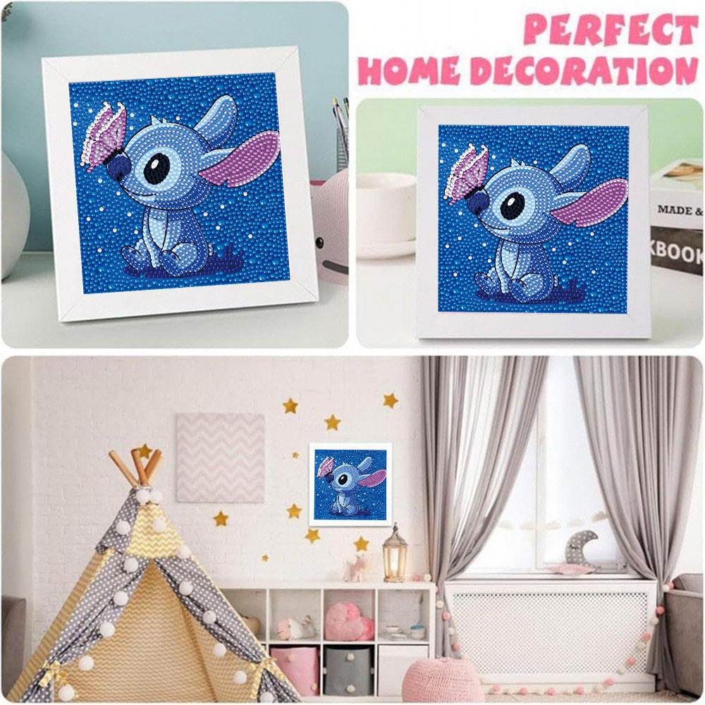 Taller artesanal pintura de diamantes marca DIY tamaño de diamantes Star Wars regalo para niños Yoda bebé lleno de diamantes brillante pintura de diamantes