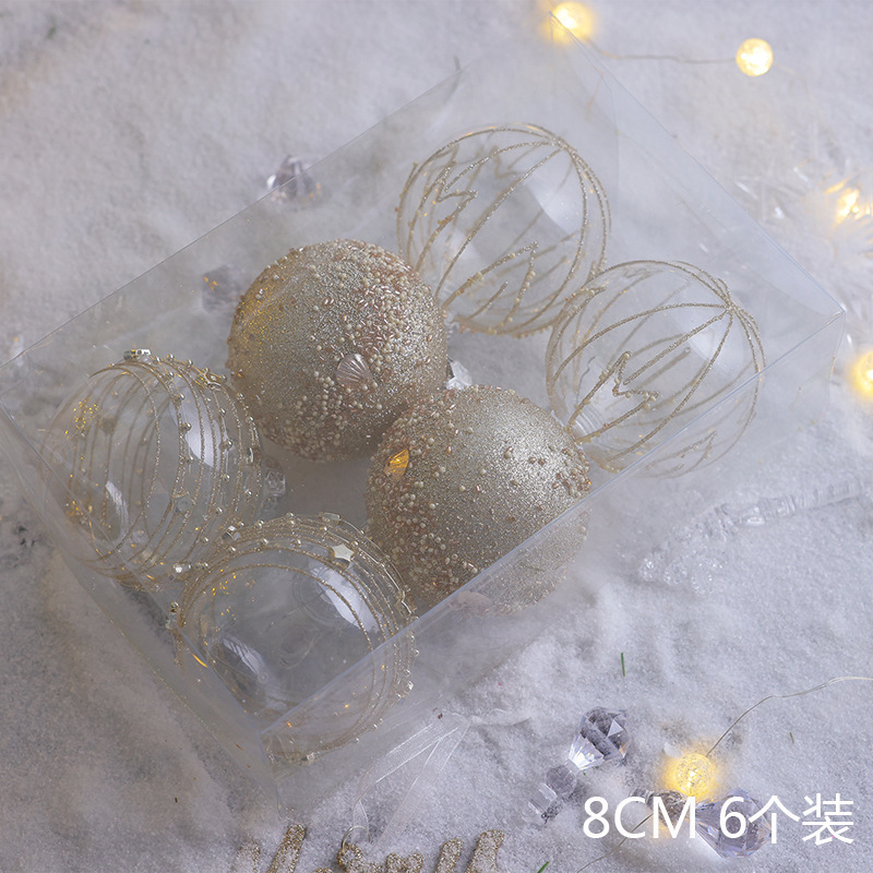 新品クリスマスボールカラーボールアメリカンインズボールクリスマス装飾品6cm風クリスマスツリー装飾ペンダント|undefined