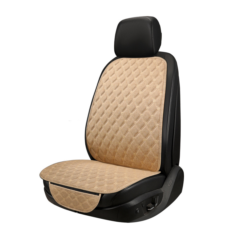 Cojín del asiento del coche cuatro estaciones universal de cinco asientos de lino de tres piezas cubierta del asiento del coche comercio exterior estilo de venta caliente