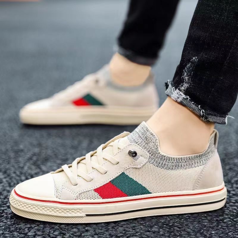 Canvas Shoes Men's Spring and Autumn Shoes All-match Student Classic Cloth Shoes Black Sports Casual Lightweight Soft Bottom Flat Sneakers