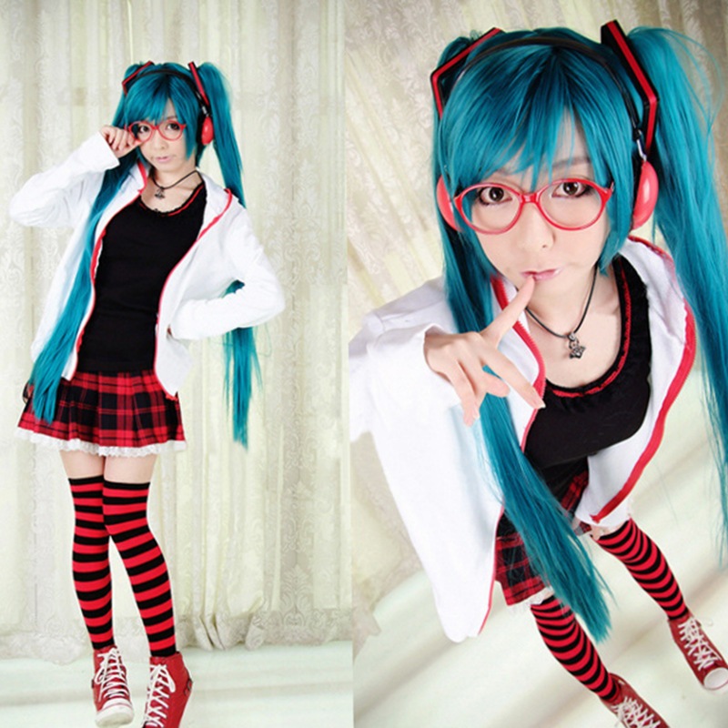 初因未莱眼镜娘cos服饰VOCALOID娘COS造型角色扮演动漫cos服