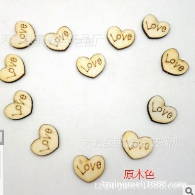 Tronco grande y pequeño love love juego de botones de madera sin botones ojos 50/100/200/400 piezas por paquete