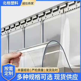 门帘 遮挡帘家用防风透明门帘 隔断帘pvc软门帘 防冷气商超保温帘