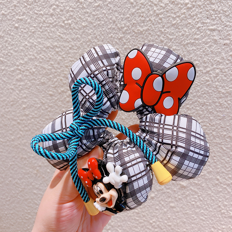 HD6367A03 アンコラレッドレトロ大型綿充填ヘアゴムパーソナライズされたニッチヘアネクタイヘアアクセサリー女性用|undefined