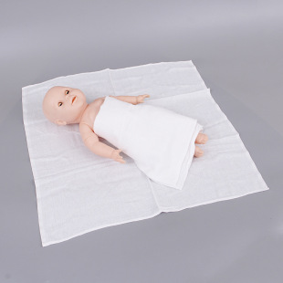 Baby Gauze Diaper Baby Bird's Eye Diaper 60g Double Layer Baby Soft Gauze Diaper Export Africa